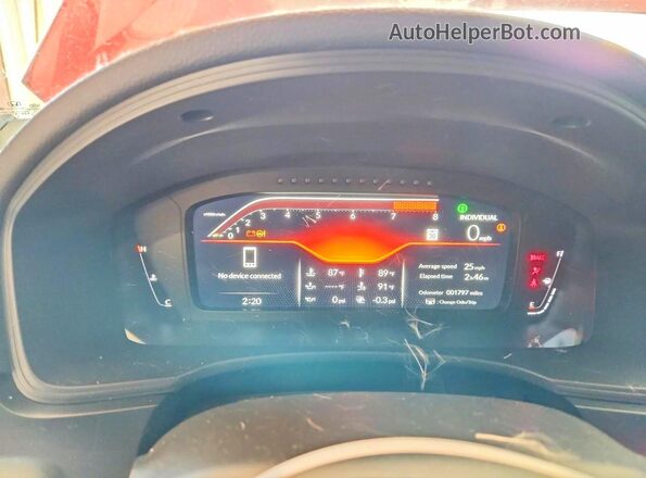 JHMFL5G40TX000551 2026 HONDA CIVIC Red Widok tylnych siedzeń