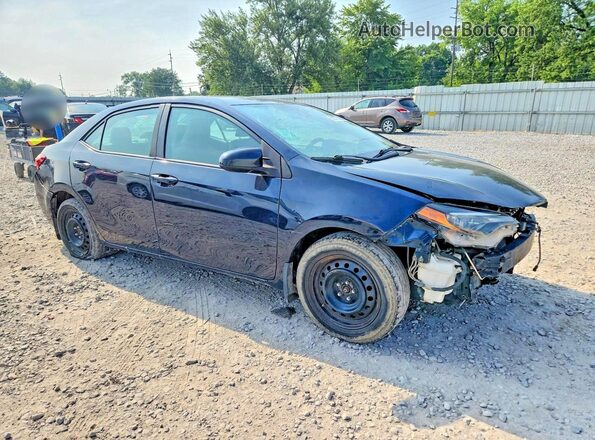 2T1BURHE4KC163020 2019 TOYOTA COROLLA Синий Вид спереди
