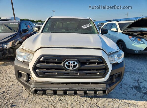 5TFRX5GN4GX060964 2016 TOYOTA TACOMA White უკანა ხედი