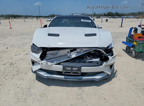 1FA6P8TH7K5122971 2019 FORD MUSTANG White Հետևի տեսք