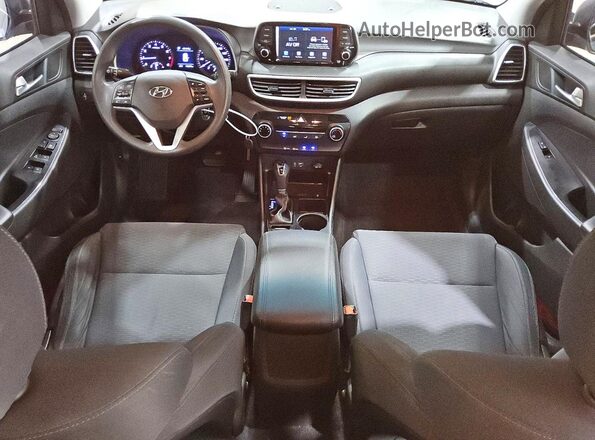 KM8J23A43KU036869 2019 HYUNDAI TUCSON Gray Вид щитка приладів