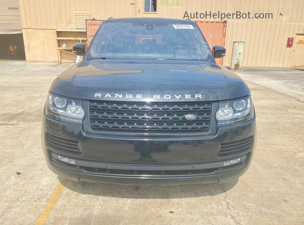 SALGS5FE1HA362653 2017 LAND ROVER RANGE ROVER Black Вид ззаду