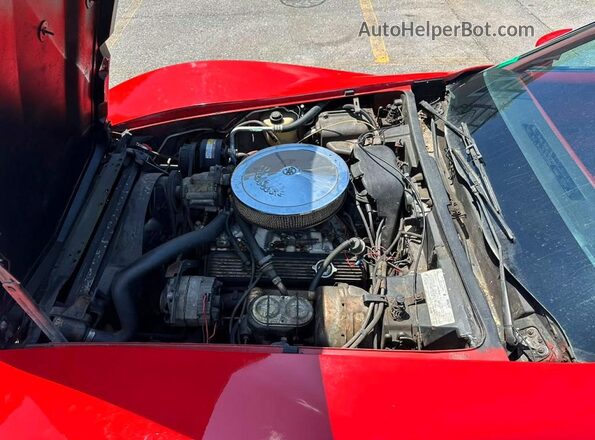 1Z87495422058 1979 CHEVROLET CORVETTE Red წინა პანელის ხედი