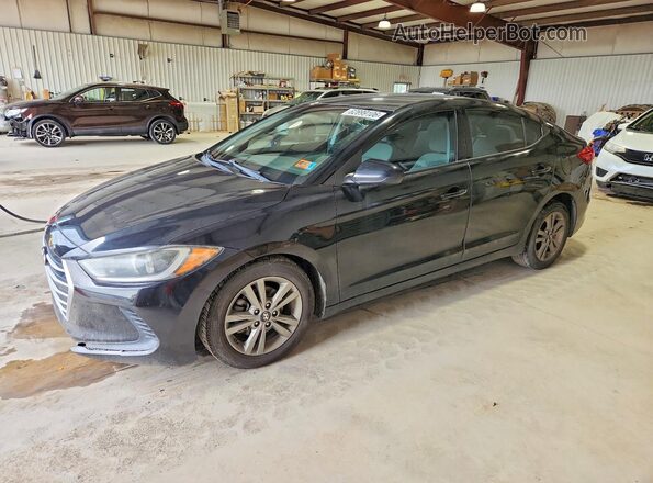 5NPD84LF8HH125019 2017 HYUNDAI ELANTRA Black Rear left