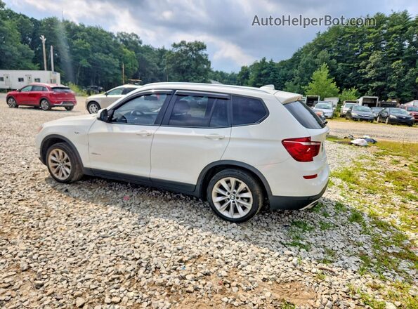 5UXWX9C36H0W71747 2017 BMW X3 White Trasero derecho