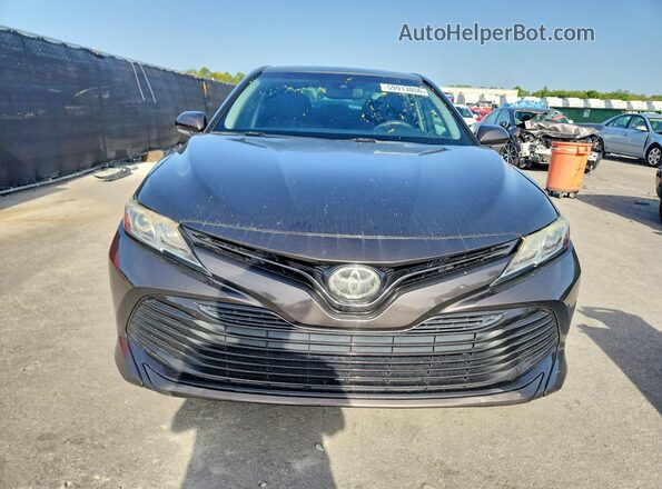 4T1B11HK4JU045627 2018 TOYOTA CAMRY Brown Вид ззаду