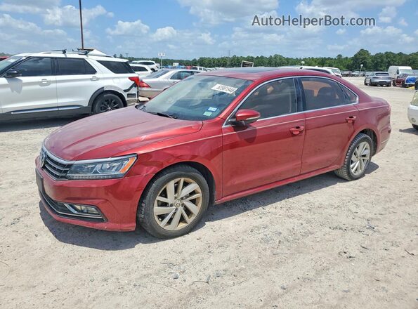 1VWBA7A32JC043226 2018 VOLKSWAGEN PASSAT Burgundy Tył lewy
