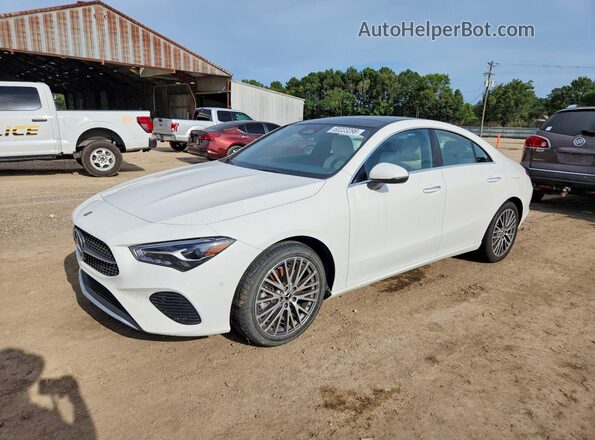 W1K5J4HB8SN498170 2025 MERCEDES-BENZ CLA-CLASS White Задня ліва чверть
