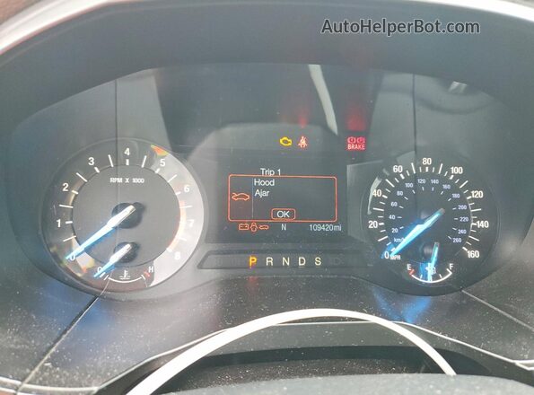 2FMPK3G98GBC48290 2016 FORD EDGE Black უკანა სავარძლების ხედი