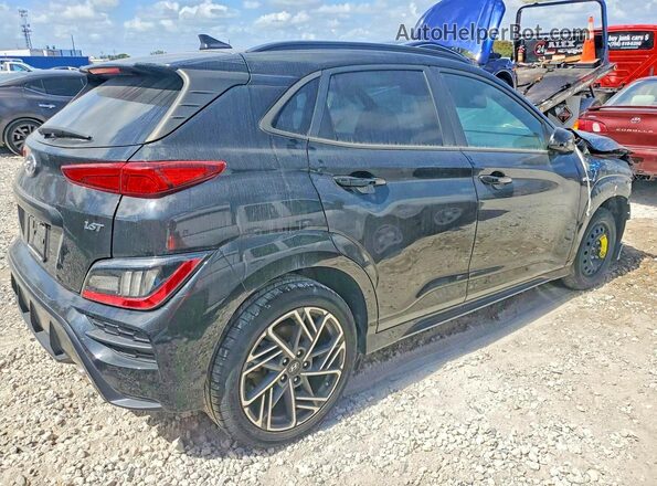 KM8K33A34NU868461 2022 HYUNDAI KONA Black Առջևի աջ