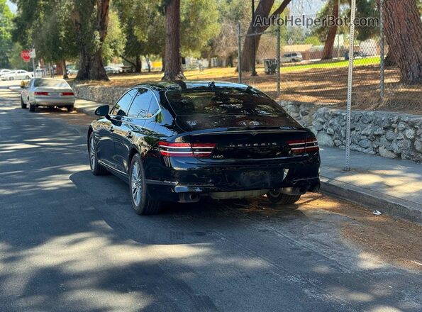 KMTGB4SC0PU196002 2023 GENESIS G80 Черный Передняя правая четверть