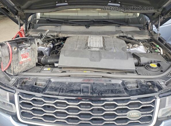 SALWR2RV9JA189536 2018 LAND ROVER RANGE Blue Vista del compartimento del motor