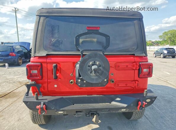 1C4HJXFN9LW152954 2020 JEEP WRANGLER Red წინა სალონის ხედი