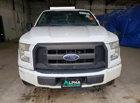 1FTEW1EG4GFB04045 2016 FORD F150 White Widok z tyłu
