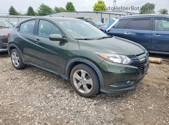 3CZRU6H39GM711355 2016 HONDA HR-V Green Front view