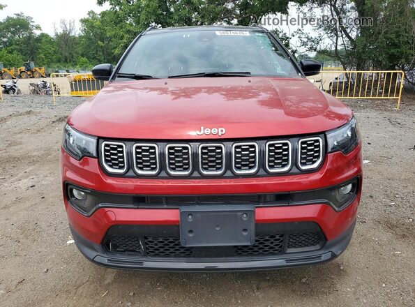3C4NJDCN7ST545104 2025 JEEP COMPASS Red უკანა ხედი
