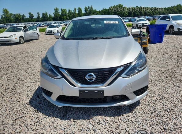 3N1AB7AP8KY282449 2019 NISSAN SENTRA Серебряный Вид сзади