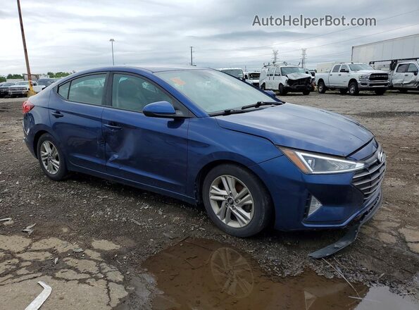 5NPD84LF8LH560700 2020 HYUNDAI ELANTRA Синий Вид спереди