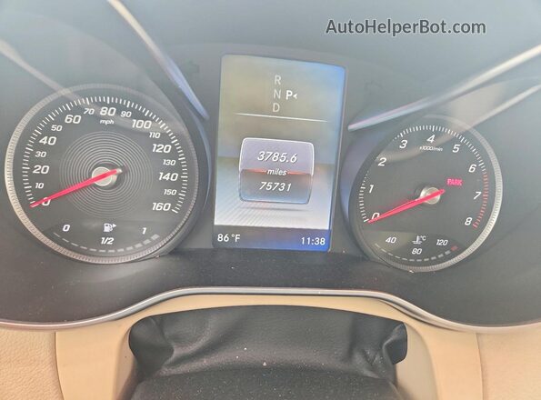 WDDWJ4JB9HF326201 2017 MERCEDES-BENZ C Blue Հետևի նստատեղերի տեսք