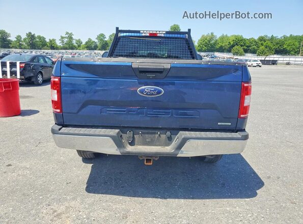 1FTFX1E44KKE72846 2019 FORD F150 Blue Вид салону спереду