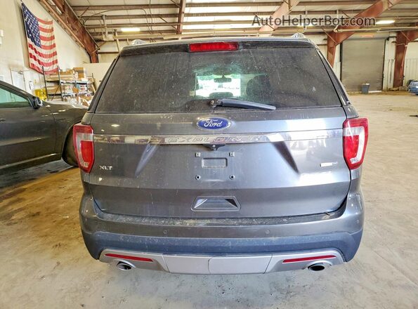 1FM5K8D82GGA33965 2016 FORD EXPLORER Gray Front interior view