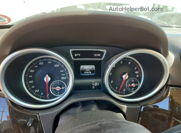 4JGDA5JB0GA675634 2016 MERCEDES-BENZ GLE Белый Вид задних сидений
