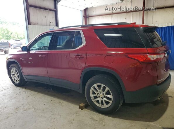 1GNERGKWXKJ314376 2019 CHEVROLET TRAVERSE Maroon Trasero derecho