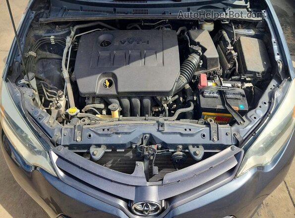 2T1BURHE1GC637920 2016 TOYOTA COROLLA Синий Вид подкапотного пространства