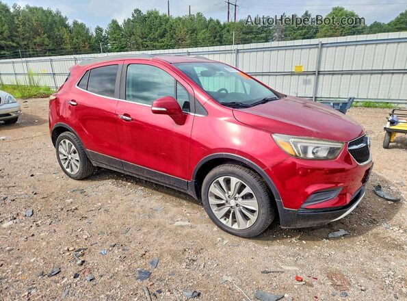 KL4CJASB3HB000356 2017 BUICK ENCORE Red Դիմացի տեսք