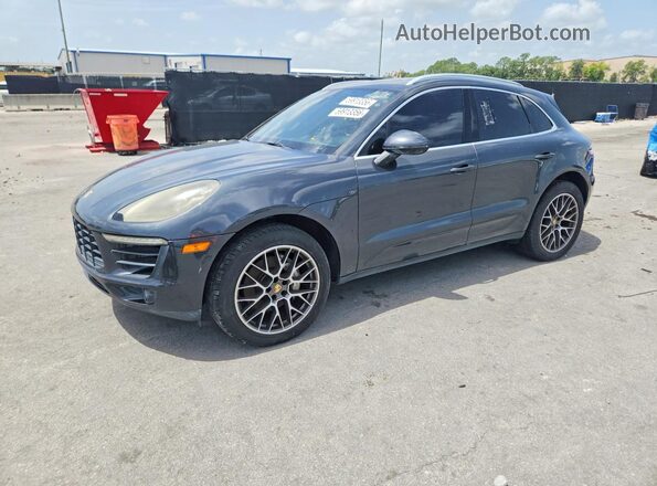 WP1AB2A51HLB14120 2017 PORSCHE MACAN Gray Rear left