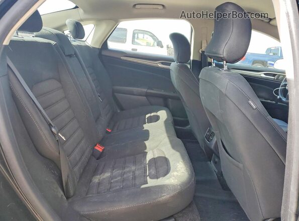 3FA6P0HD3JR186699 2018 FORD FUSION Black Вид задньої частини салону