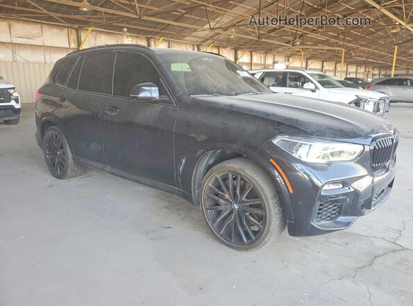 5UXJU4C05L9B94196 2020 BMW X5 Black Front view