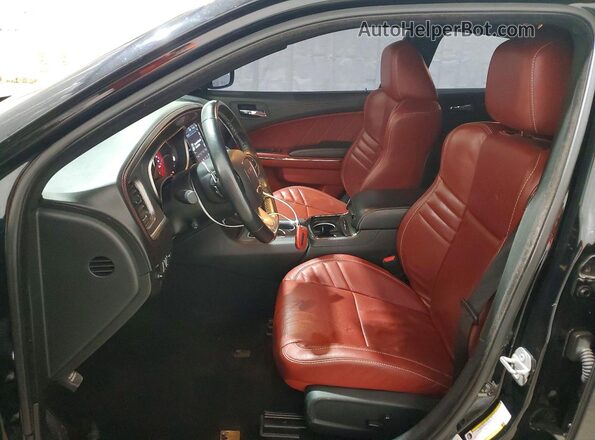 2C3CDXL9XLH134202 2020 DODGE CHARGER Black Front interior view