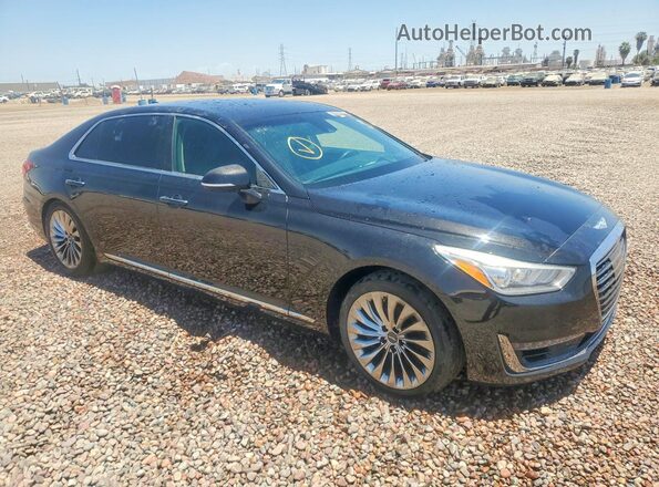 KMHG54JH4JU048005 2018 GENESIS G90 Black Вид спереду