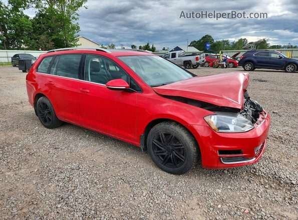 3VWC17AUXHM500905 2017 VOLKSWAGEN GOLF Красный Вид спереди