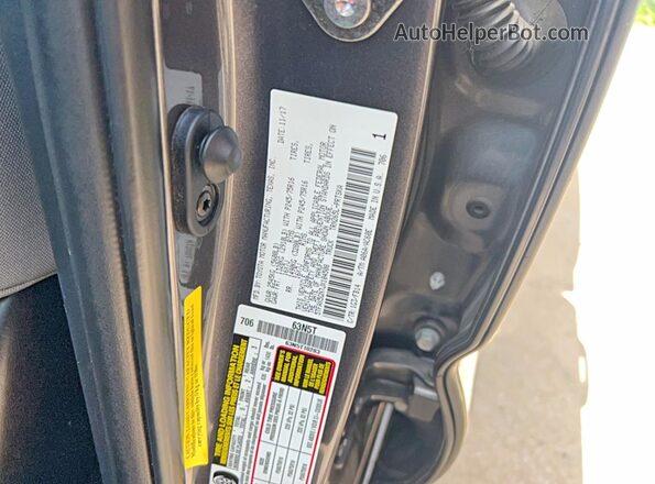 5TFAX5GN7JX104508 2018 TOYOTA TACOMA Gray Rear interior view