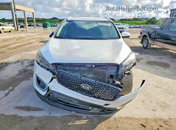 5XYPG4A36HG235745 2017 KIA SORENTO White Հետևի տեսք