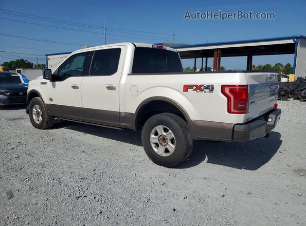 1FTEW1EF7HFA64181 2017 FORD F150 White Задня права чверть