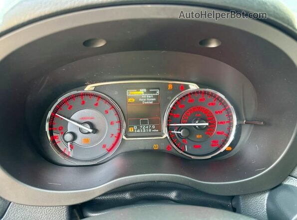 JF1VA1L64H9809085 2017 SUBARU WRX Black Vista interior delantera