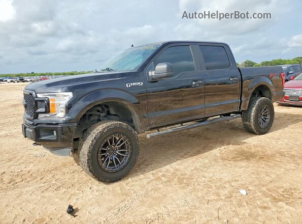 1FTEW1E52LKD43058 2020 FORD F150 Black Rear left