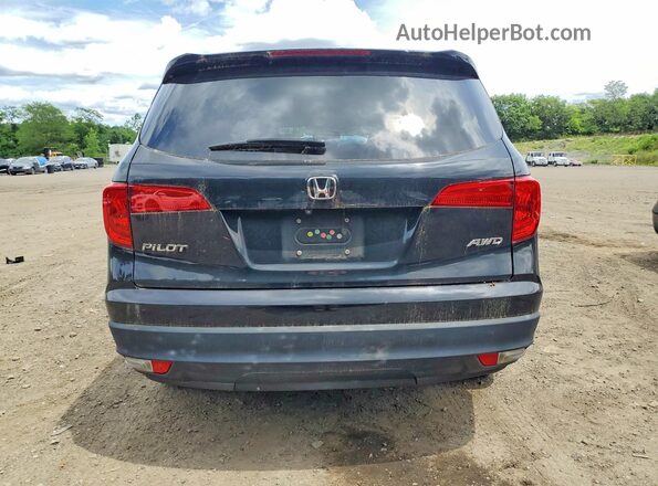 5FNYF6H7XGB044783 2016 HONDA PILOT Черный Вид салона спереди