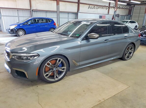 WBAJS7C06LCD37892 2020 BMW M5 Blue Հետևի ձախ