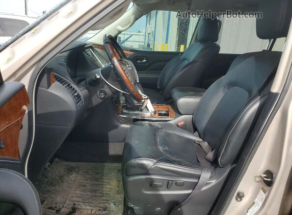 JN8AZ2NF0K9683792 2019 INFINITI QX80 Beige Սալոնի դիմացի տեսք