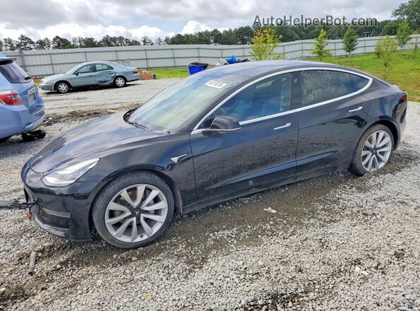 5YJ3E1EA0LF660776 2020 TESLA MODEL Black უკანა მარცხენა