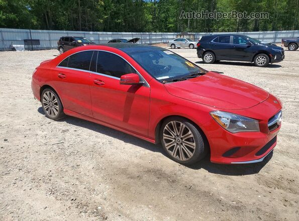 WDDSJ4EB3JN684138 2018 MERCEDES-BENZ CLA-CLASS Red წინა ხედი