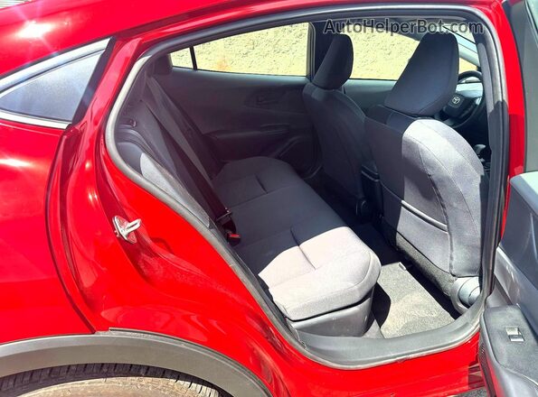 JTDADABU0S3029109 2025 TOYOTA PRIUS Red წინა სალონის ხედი