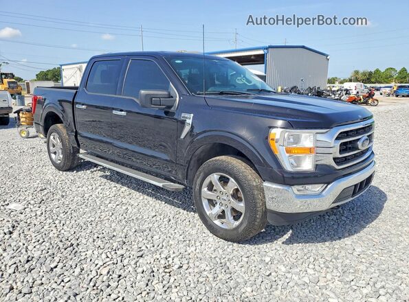 1FTEW1EP6PKE07822 2023 FORD F150 Black წინა ხედი