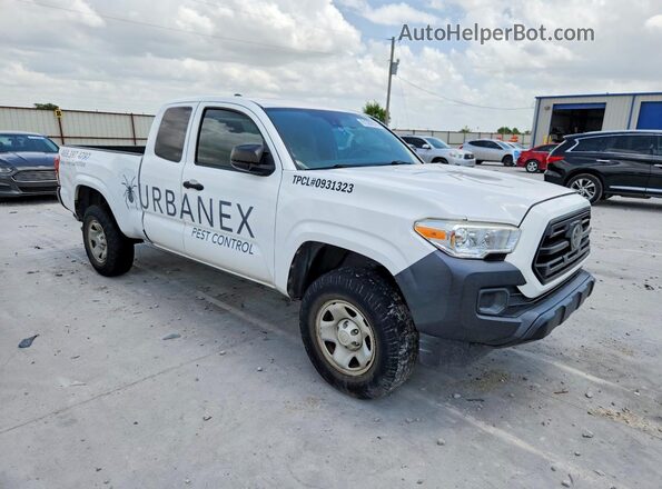 5TFRX5GN4KX147563 2019 TOYOTA TACOMA White წინა ხედი
