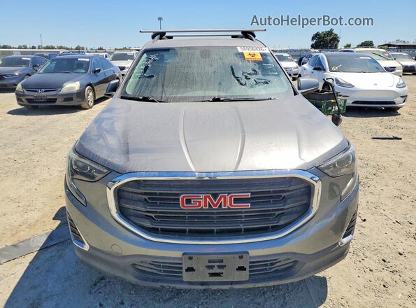 3GKALNEU7JL168313 2018 GMC TERRAIN Gray Вид ззаду