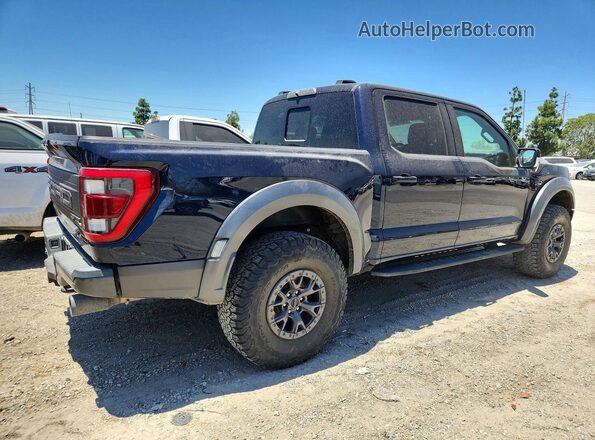 1FTFW1RG0NFC21018 2022 FORD F150 Blue Delantero derecho